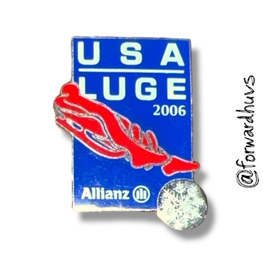 Bundle Sale 3 for $15 | USA Luge 2006 Olympic Pin – Sponsored by Allianz